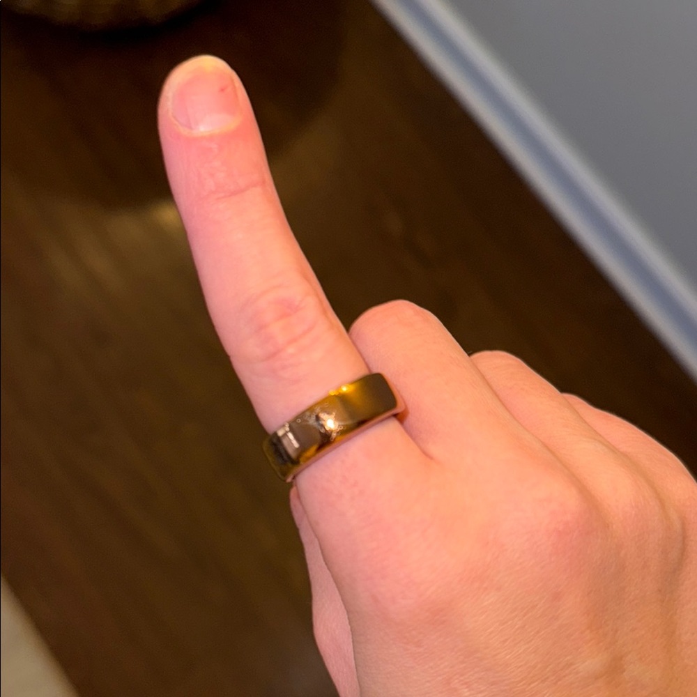 Rose Gold Gen 3 Oura Ring Size 10